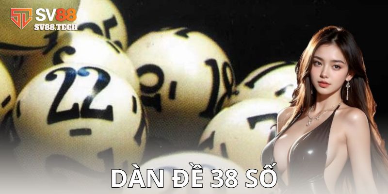 Ví dụ cách chơi dàn đề 38 số